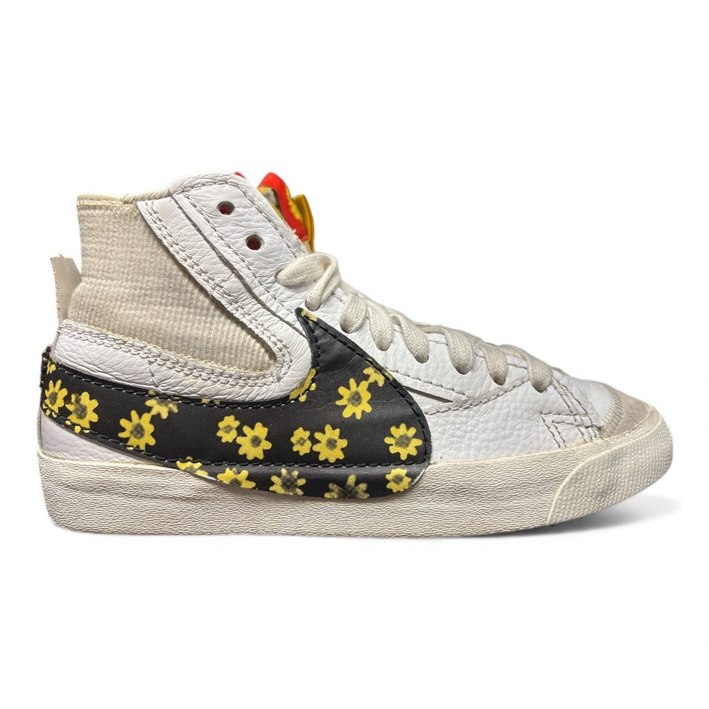 Nike Blazer Mid '77 SE "Black Yellow Floral" DQ7639-100, Men's 9.5, Women's 11